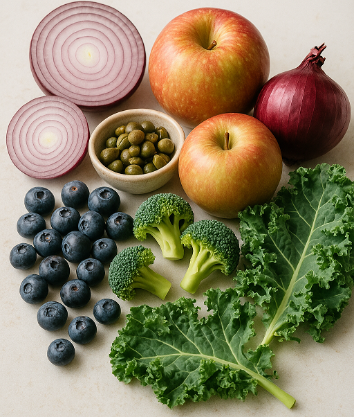 aliments riches en quercétine pour calmer les allergies saisonnières