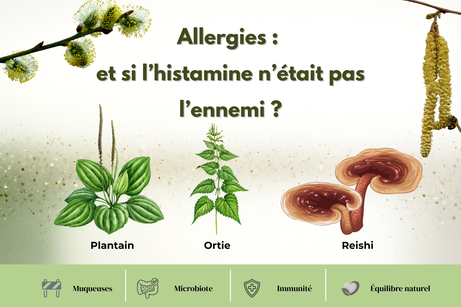 Les plantes médicinales qui agissent sur les allergies saisonnières. Comment agissent-elles sur l'histamine ?