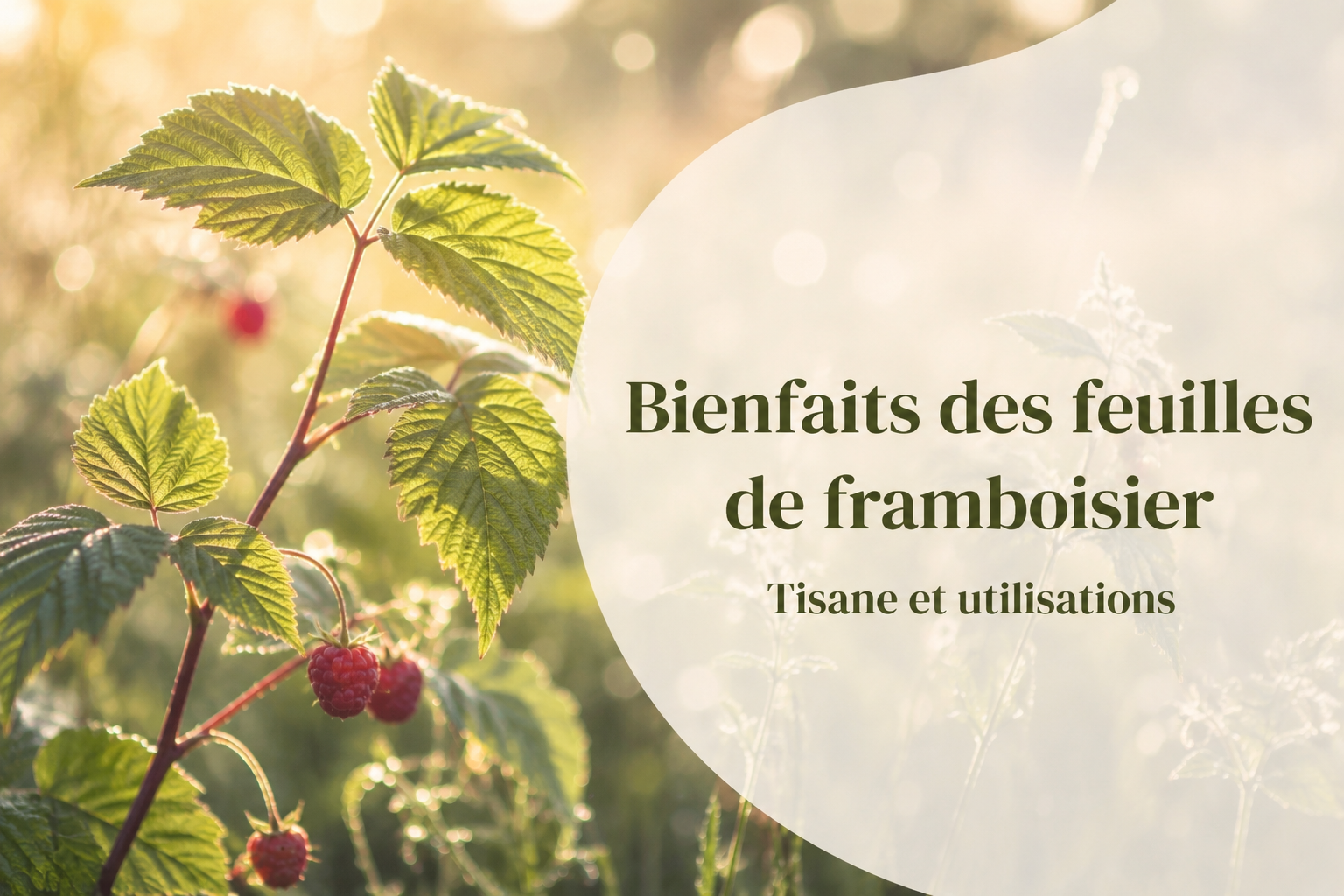 Bienfaits des feuilles de framboisier : tisane et utilisations